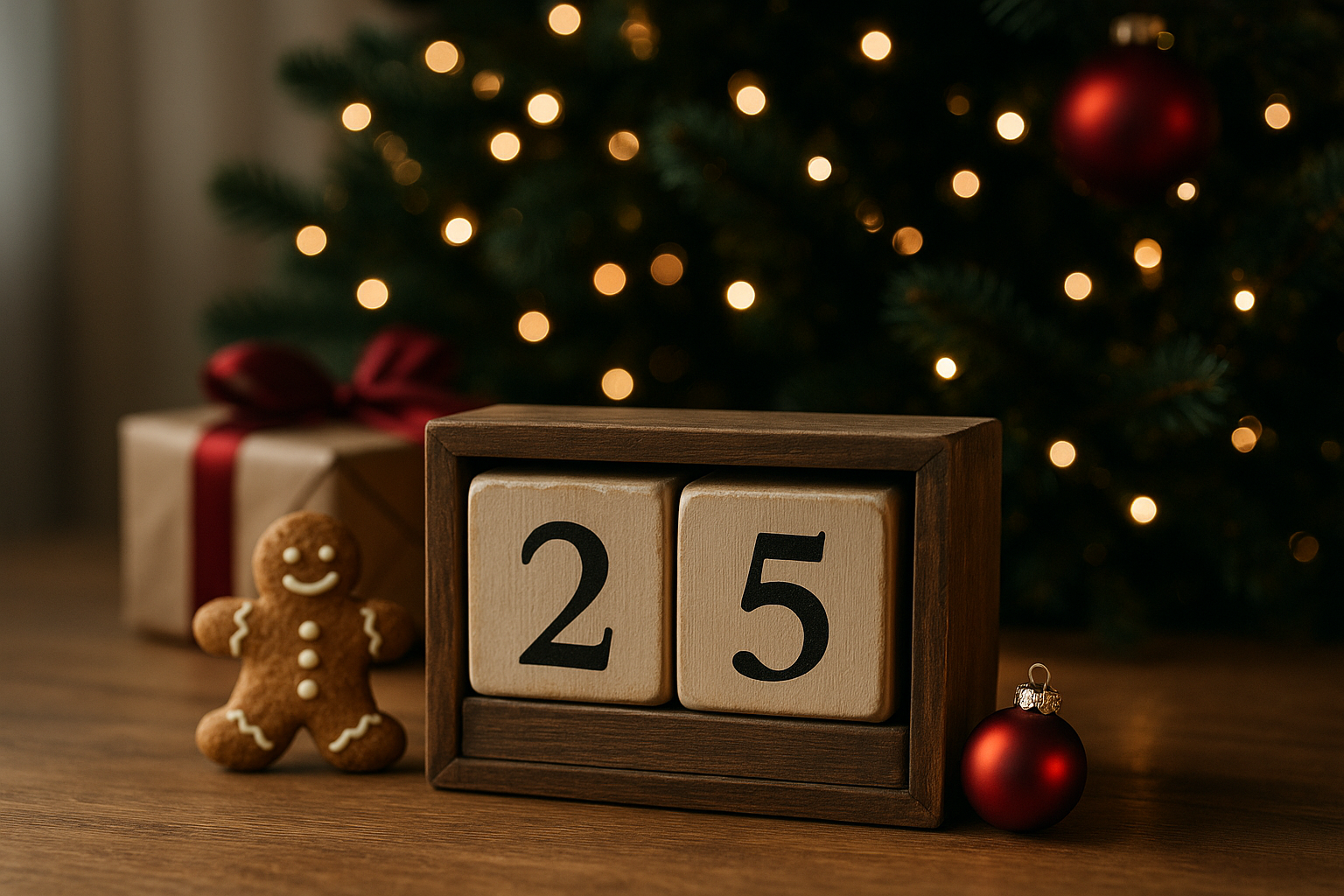 wie viele tage bis weihnachten - Illustration